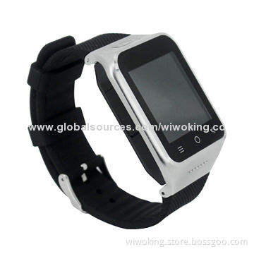 3G Smart Watch Phone with Android 4.4 System and GPS, 450mAh Battery CapacityNew